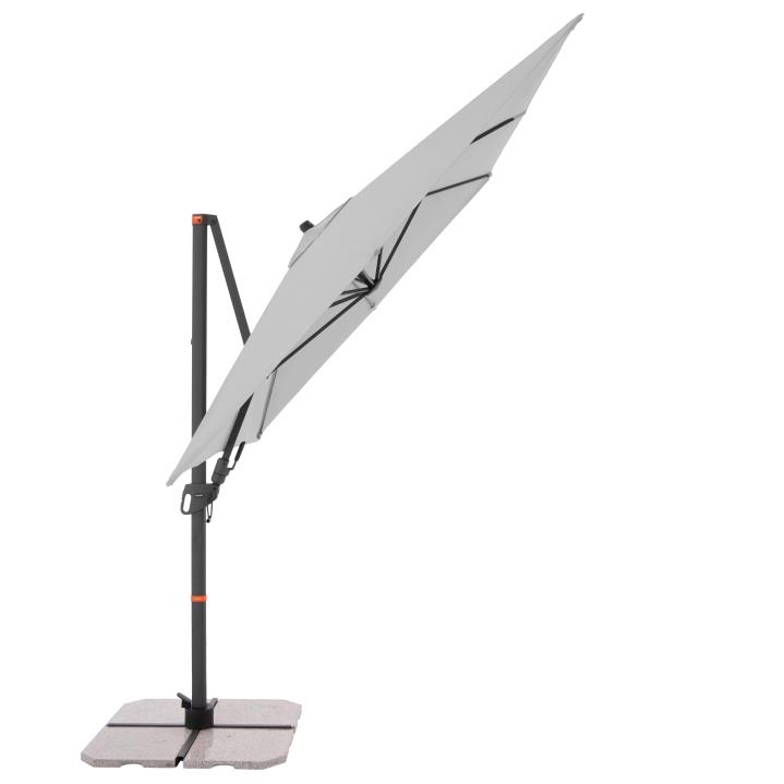 Doppler Pendelschirm MYZONE in Farbe Hellgrau, Wohnen, Terrasse, Sonnenschirm, Flugzeug, Fahrzeug