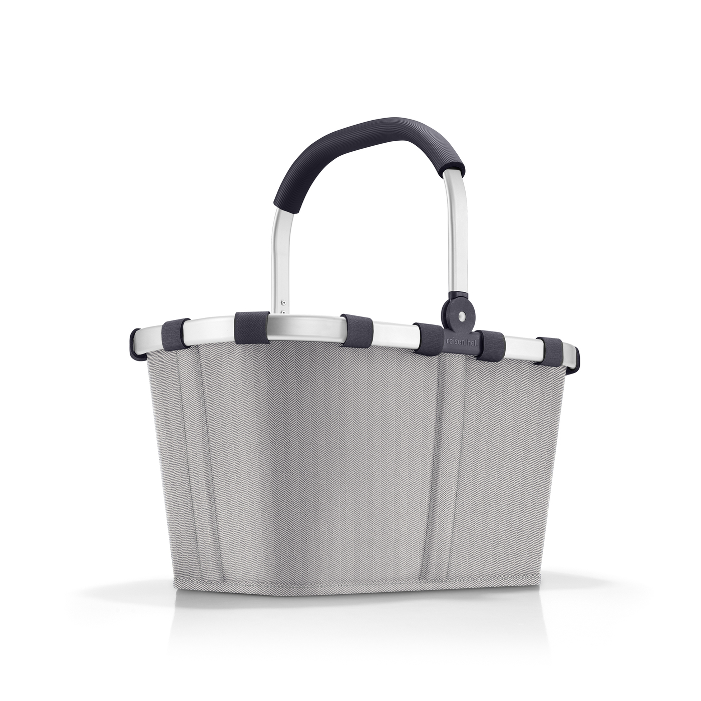 Reisenthel CARRYBAG in Farbe herringbone grey, Korb, Einkaufskorb, Zubehör, Tasche, Handtasche