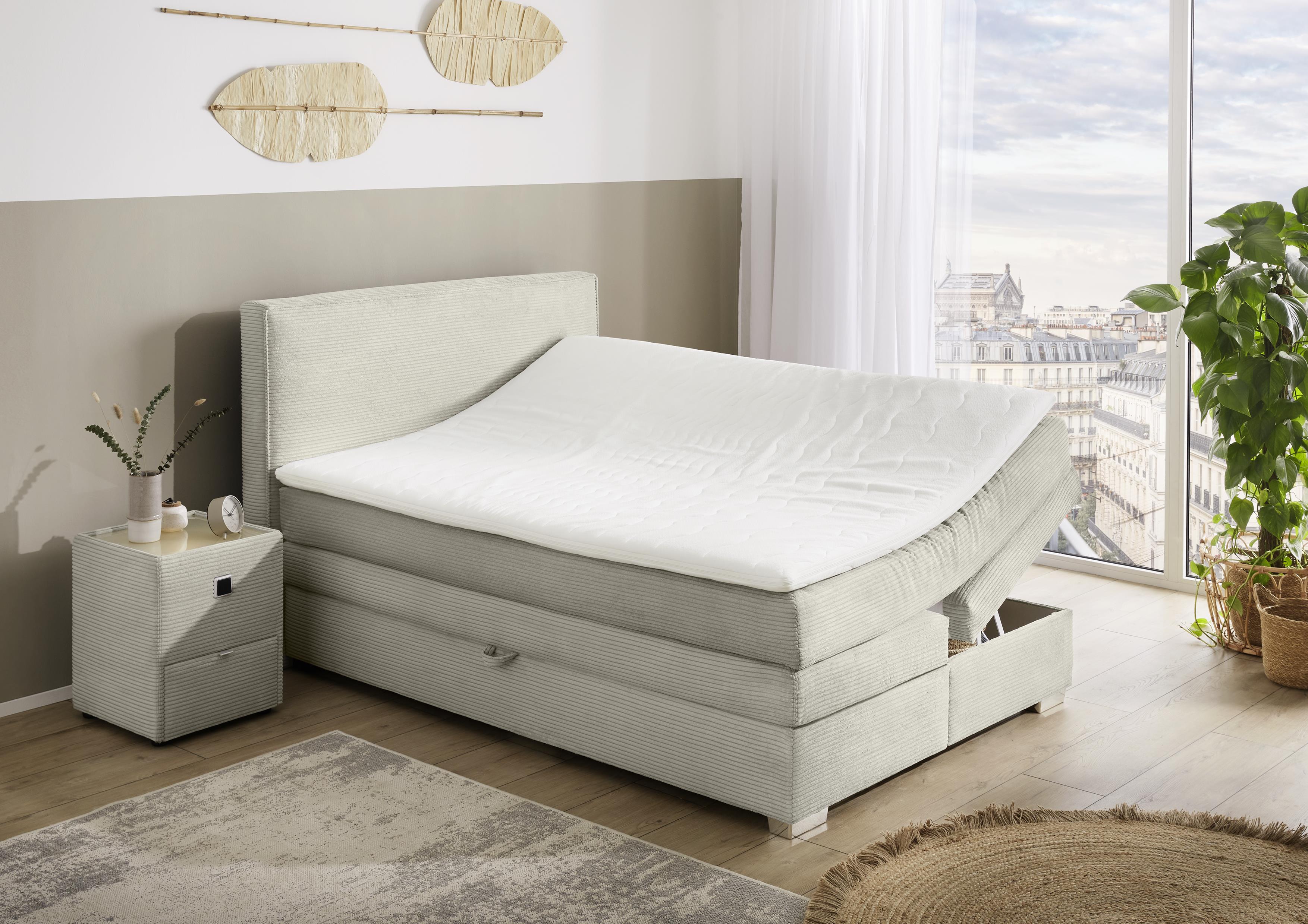 Jockenhöfer Boxspringbett ARABELLA in Farbe Cord