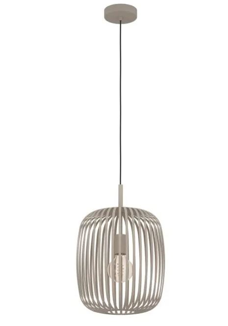 Eglo Leuchten Hängeleuchte ROMAZZINA in Stahl sandfarben, Lampe, Kronleuchter