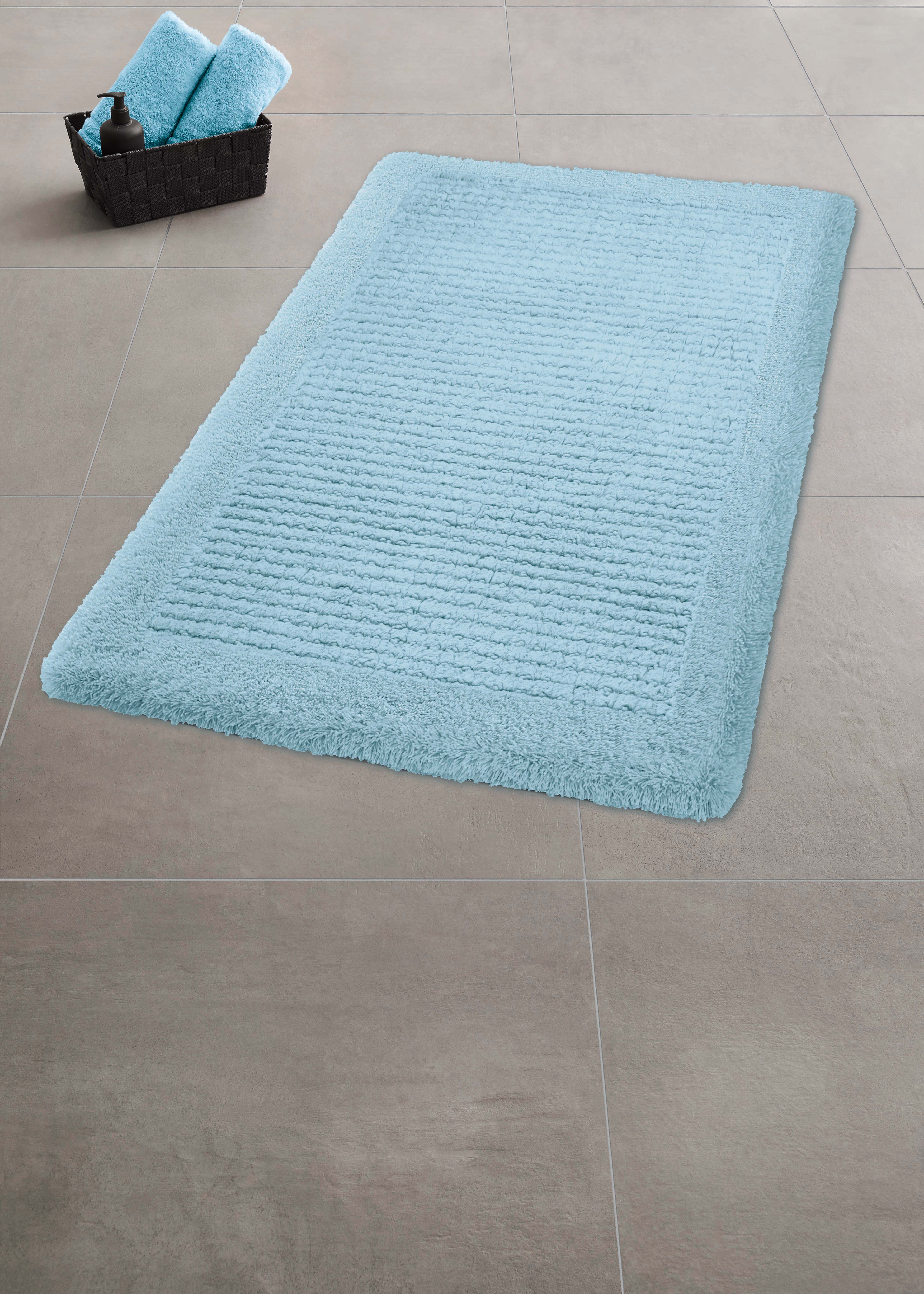 Kleine Wolke Badteppich NET ca. 60x90cm in Farbe Opal