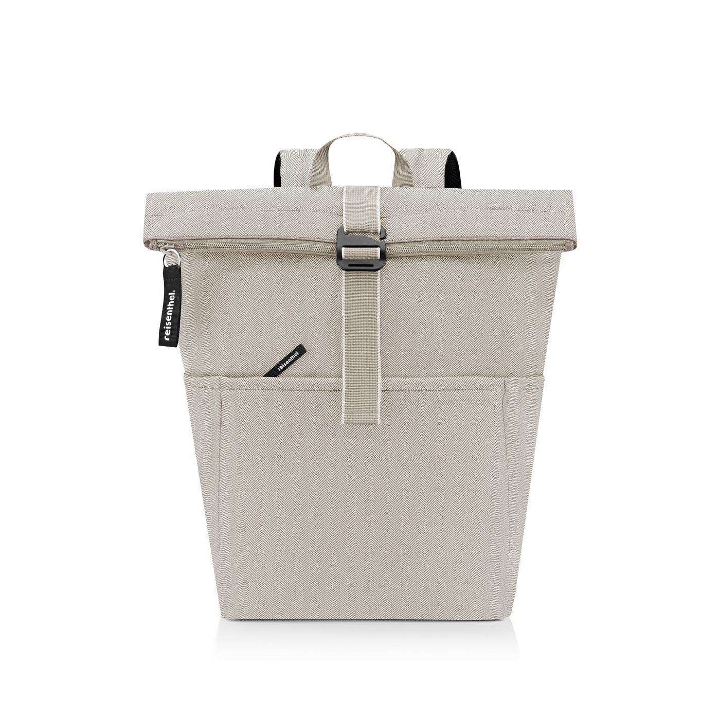 Reisenthel ROLLTOP BACKPACK in Farbe herringbone sand, Zubehor, Tasche, Handtasche, Korb