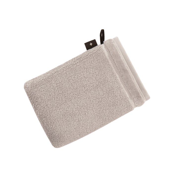 Vossen Waschhandschuh Pure ca. 16x22cm in Farbe urban grey
