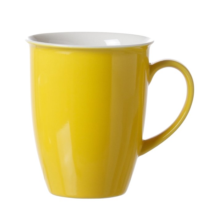 Ritzenhoff & Breker Kaffeebecher Doppio 320ml in Farbe gelb