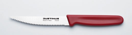 Steakmesser, 11cm Fine Cut roter Griff