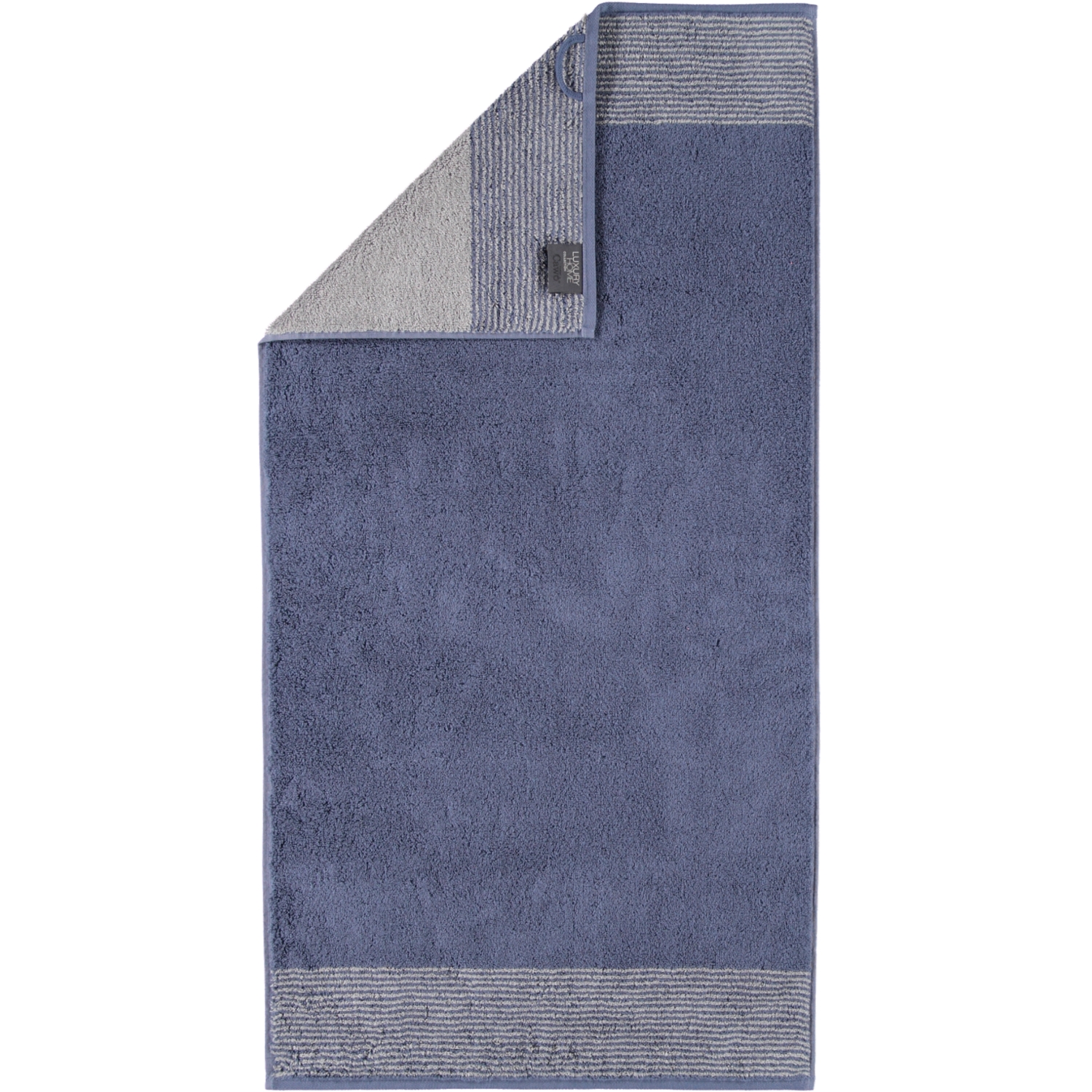 Cawö Handtuch TWO-TONE 50x100cm in Farbe nachtblau
