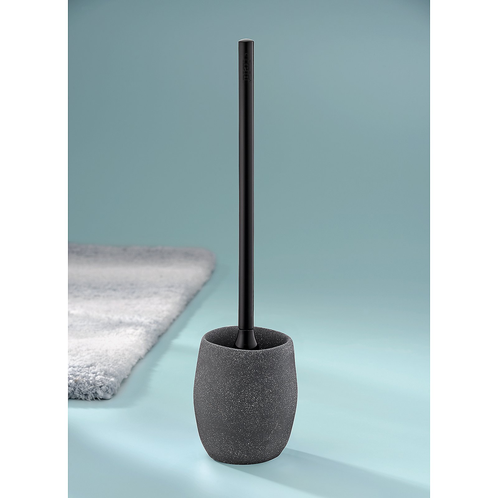 Kela WC-Garnitur Roda grau RODA in Grau, Krug, Töpferei, Vase, Taktstock, Stock