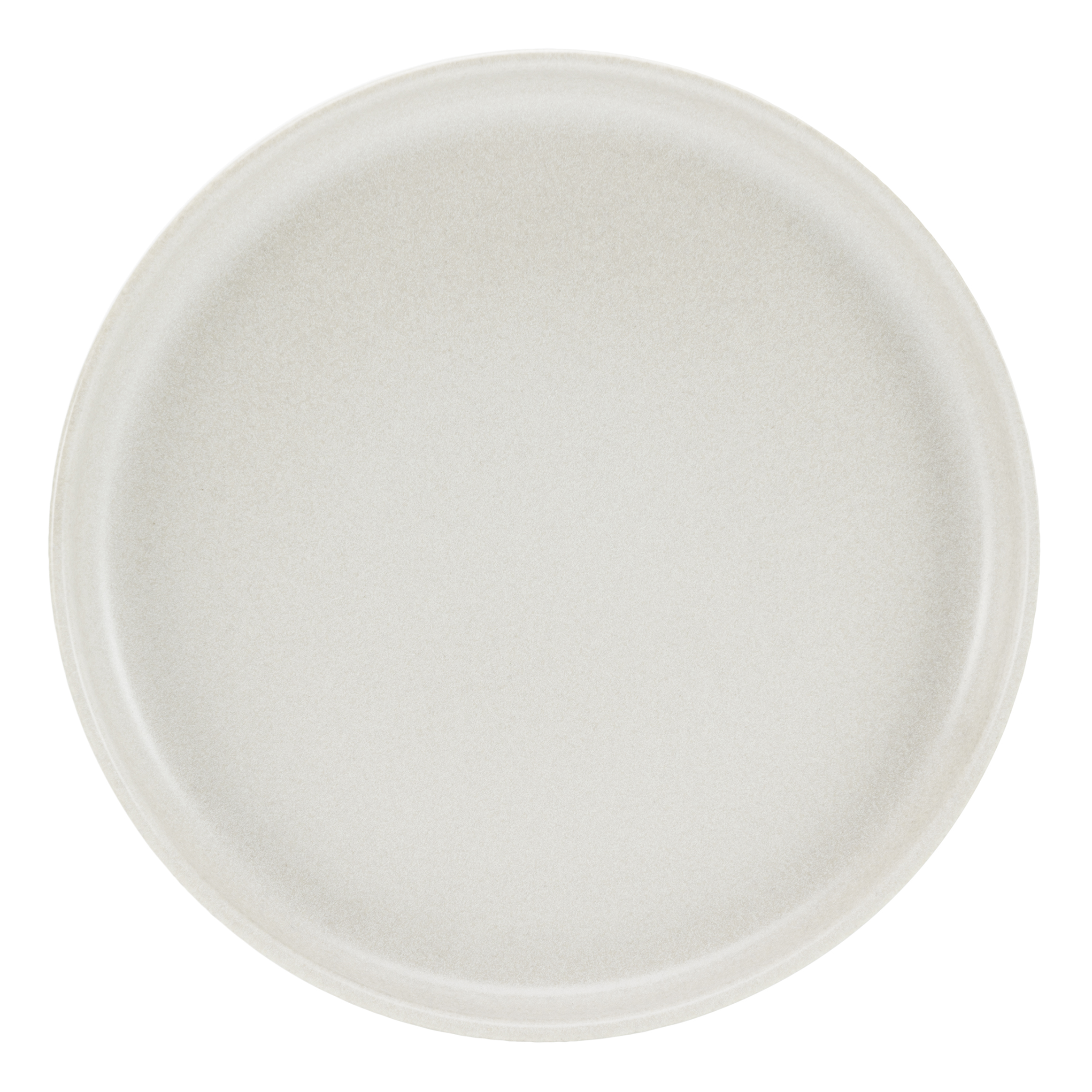CreaTable Dessertteller Uno in Farbe Offwhite seidenmatt