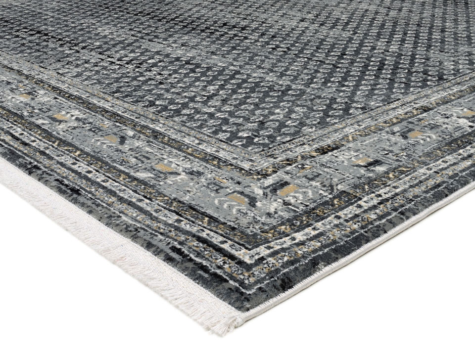 OCI Webteppich ca. 120 x180cm in Farbe dunkelgrau