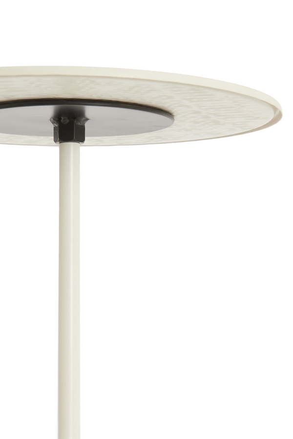 Light & Living Beistelltisch-Set LIA in Farbe creme, Lampe