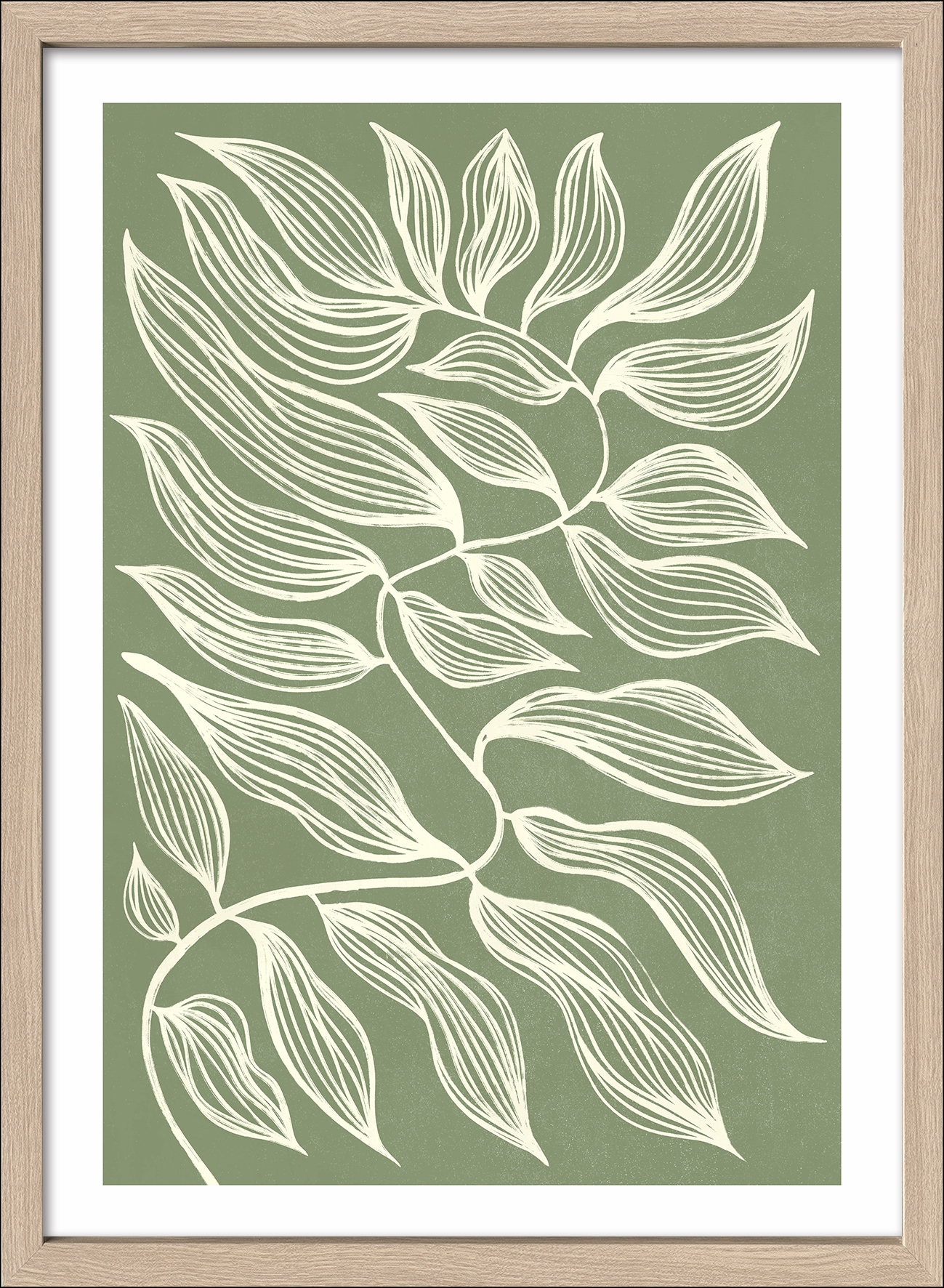 PRO ART Framed-Art Scandic Living 75x55cm Botanical Art VII