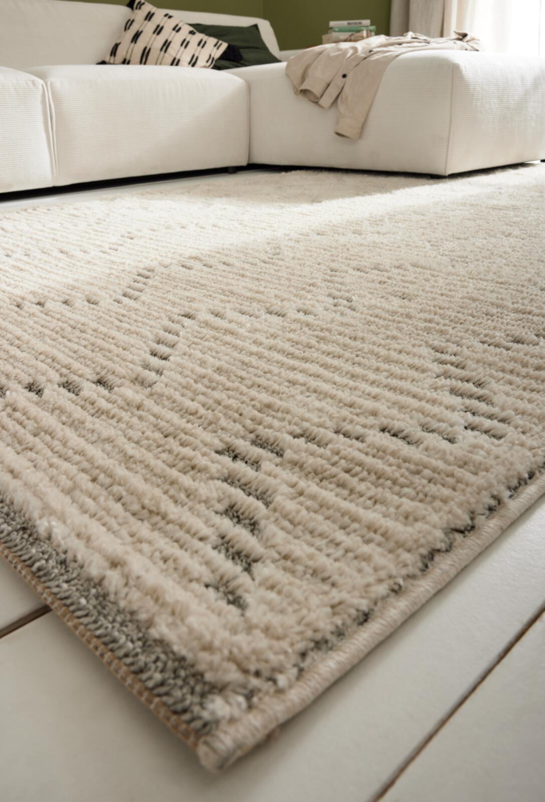 Roomio Teppich NO. 8301 ca. 200x290cm  in Farbe creme