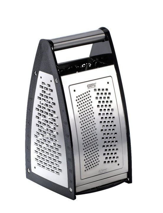 GEFU Vierkantreibe Quinto in schwarz/silber