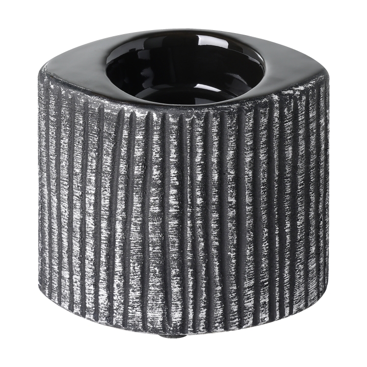 Eglo Living Teelichthalter SHIGUHE ca. B5,4 H8,1 T9,4 cm in Fb. schwarz, silber