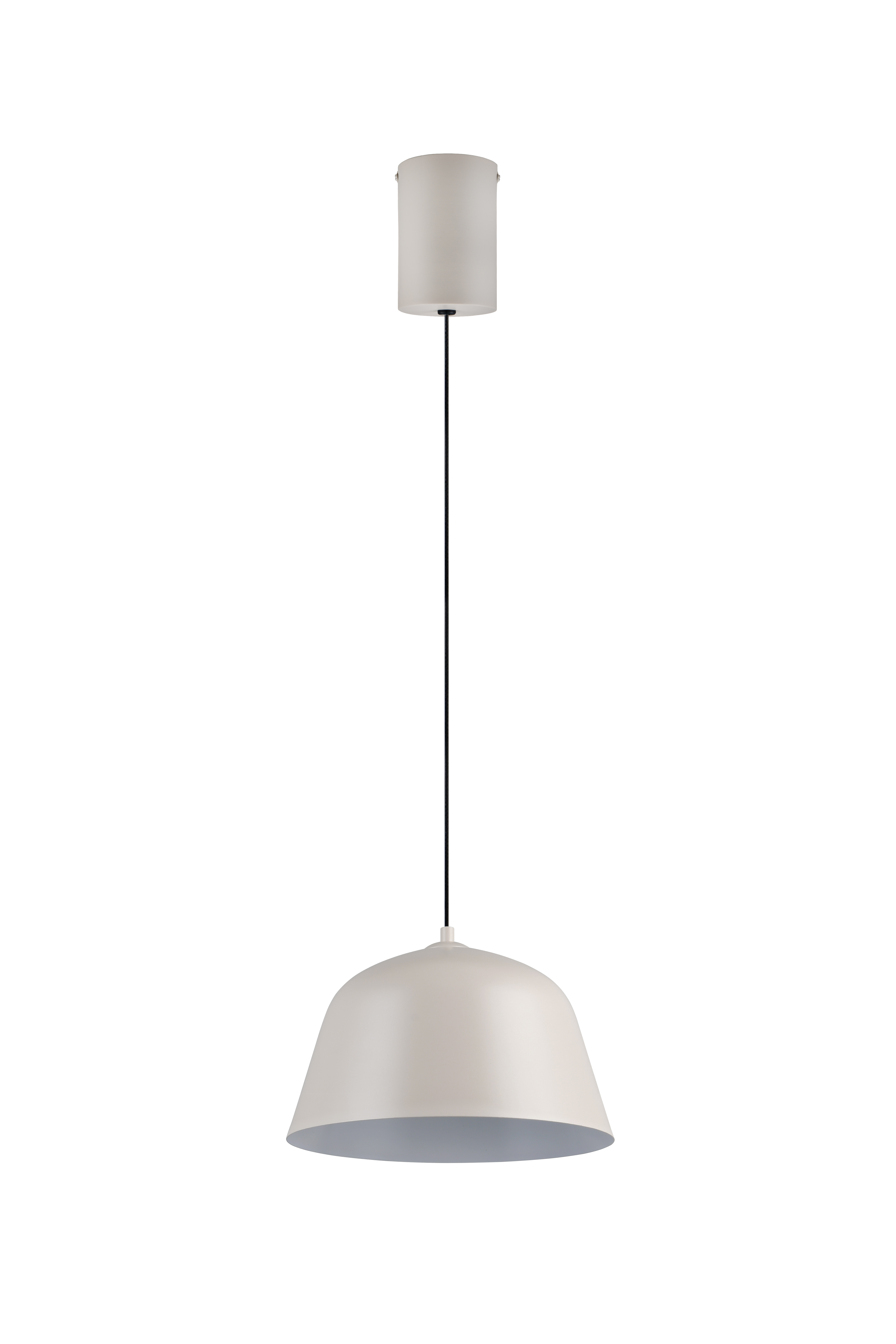 Reality Leuchten Pendelleuchte TOVA in warm grey, Metall warm grey, Lampe, Lampenschirm