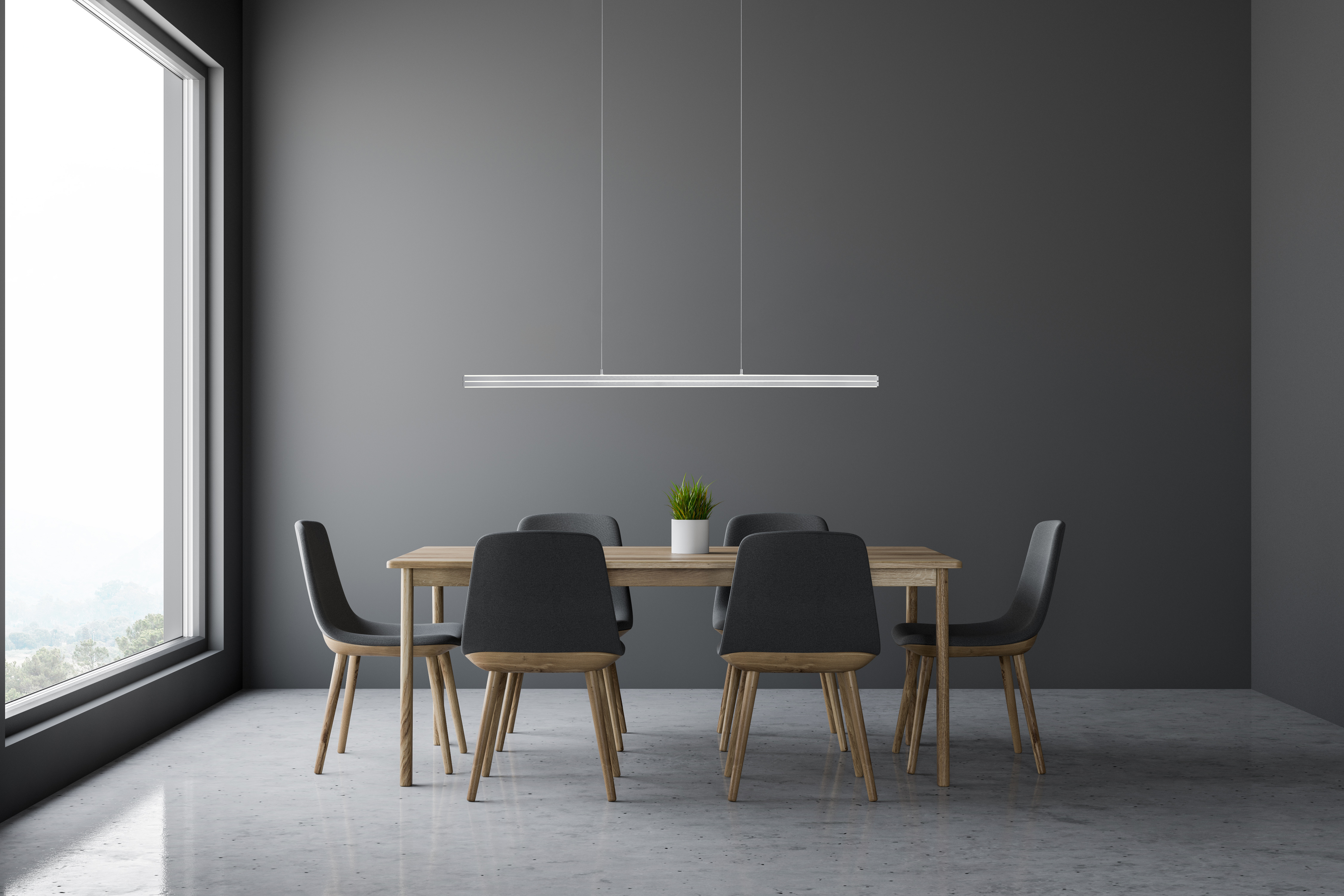 B-Leuchten LED-Pendelleuchte ELEMENTS ERIK in Aluminium nickelfarbig