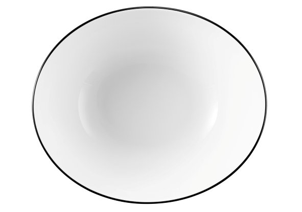 Seltmann Weiden Schüssel oval 5240  25,5 cm Modern Life 10826 Black Line 