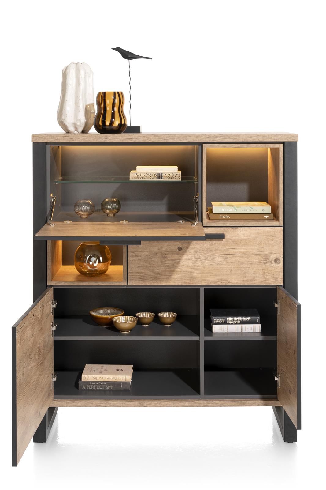 Highboard  ca. B120 H140 T42 cm in barnwood, finishing