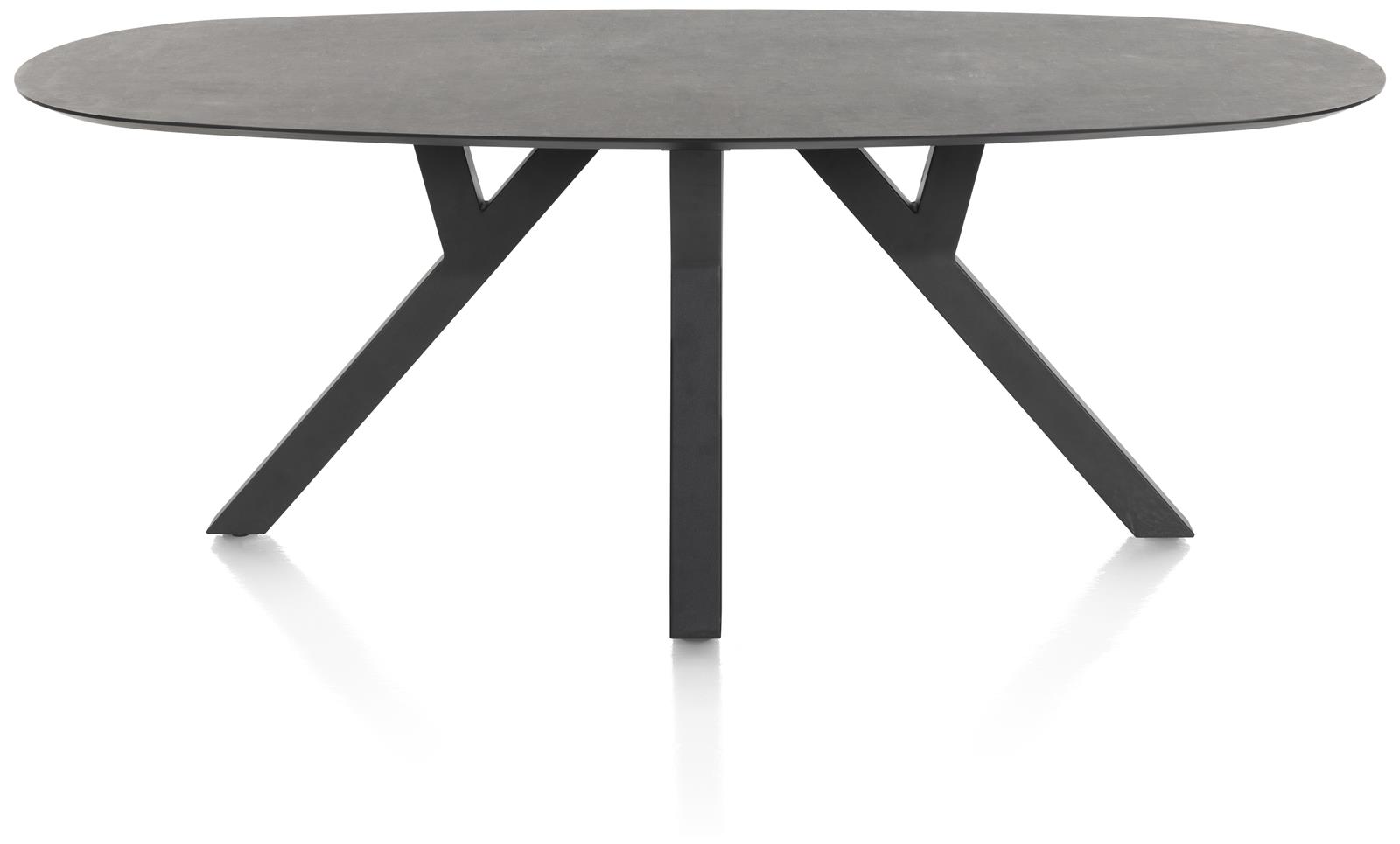 Habufa Esstisch  ca. B100 H77 T180 cm in anthrazit