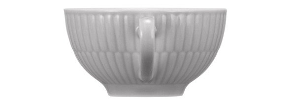 Seltmann Weiden Teeobertasse 0,14 l Amina 3 Silbergrau , Töpferei, Porzellan, Schale, Tasse, Suppenschüssel