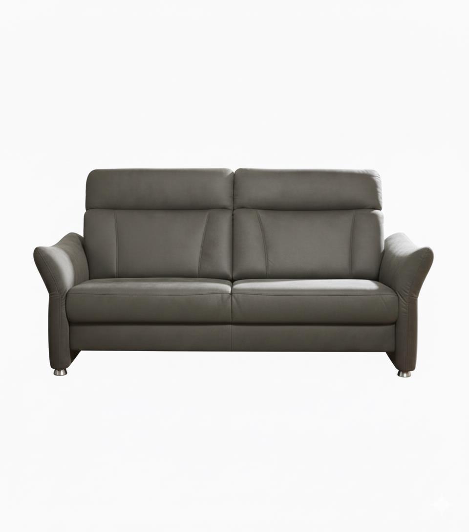 Polipol 2,5-Sitzer groß PP-PF24014 ca. 204x91cm in Stoff Deluxe anthrazit, Couch, Mobiliar, Kissen, Dekoration für Zuhause