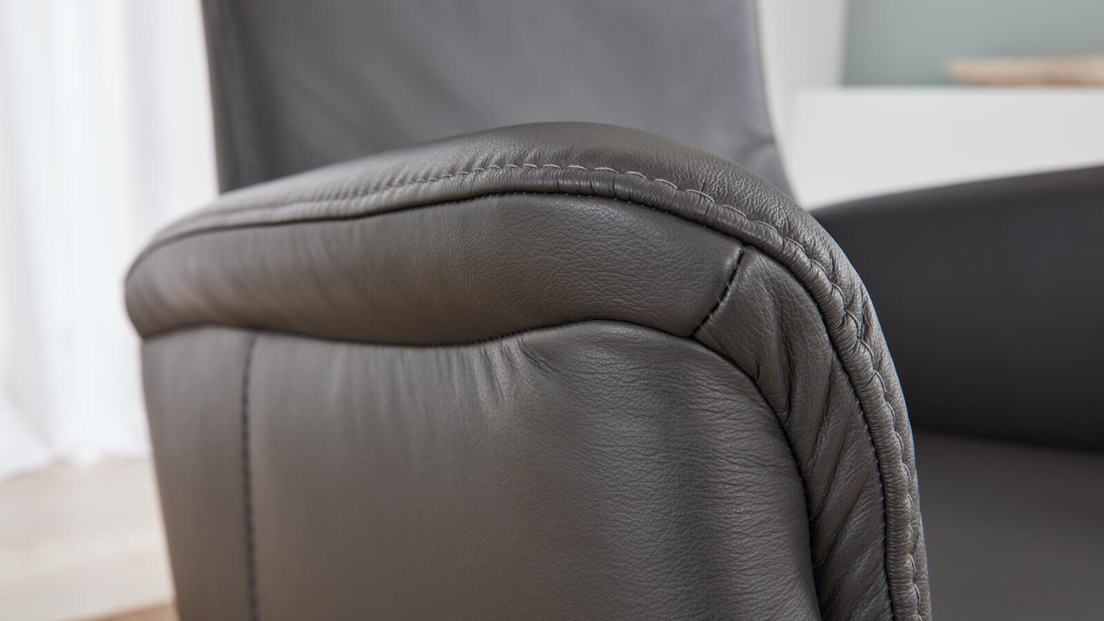 Modulmaster Relaxsessel MM-PN1062 in Leder Torro anthrazit