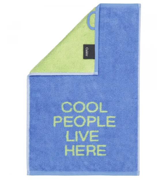 Cawö Postcard Towels POSTCARDS TOWELS EDITION 30x50cm in Farbe cool people live here, Dekoration für Zuhause, Teppich