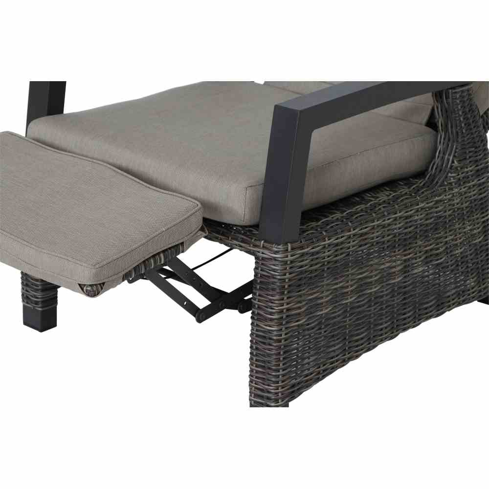 Relaxsessel CORIDO  ca.73x87x103 cm  in Geflecht charcoal-grey, Moebel