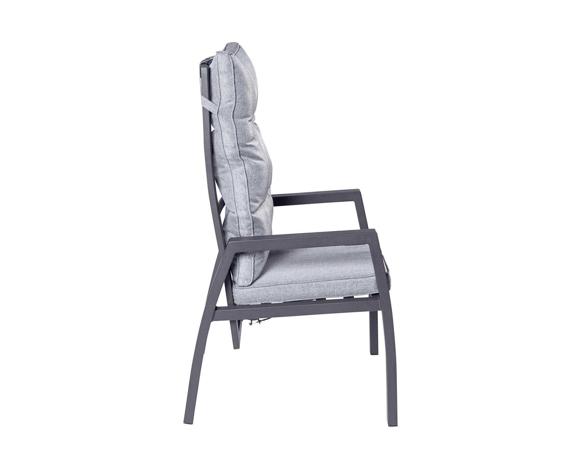 L.C. Wholesaler Positionsstuhl BONDINO in Aluminium, anthrazit, Moebel, Stuhl