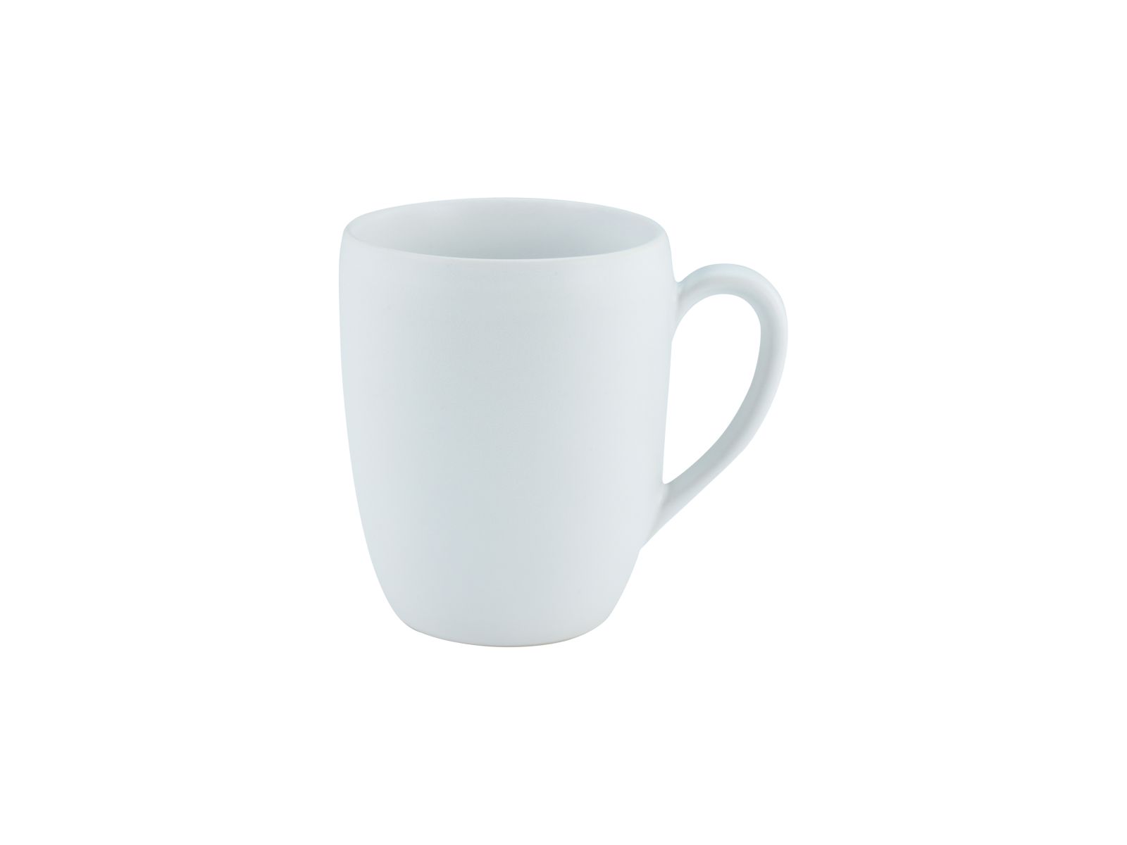 CreaTable Kaffeebecher Soft Touch in Farbe Weiß matt