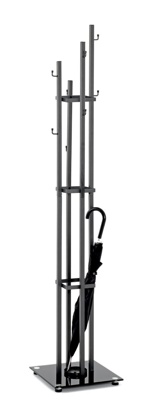 Haku Möbel Garderobenständer in anthrazit-schwarz, BHT ca.35x183x35cm