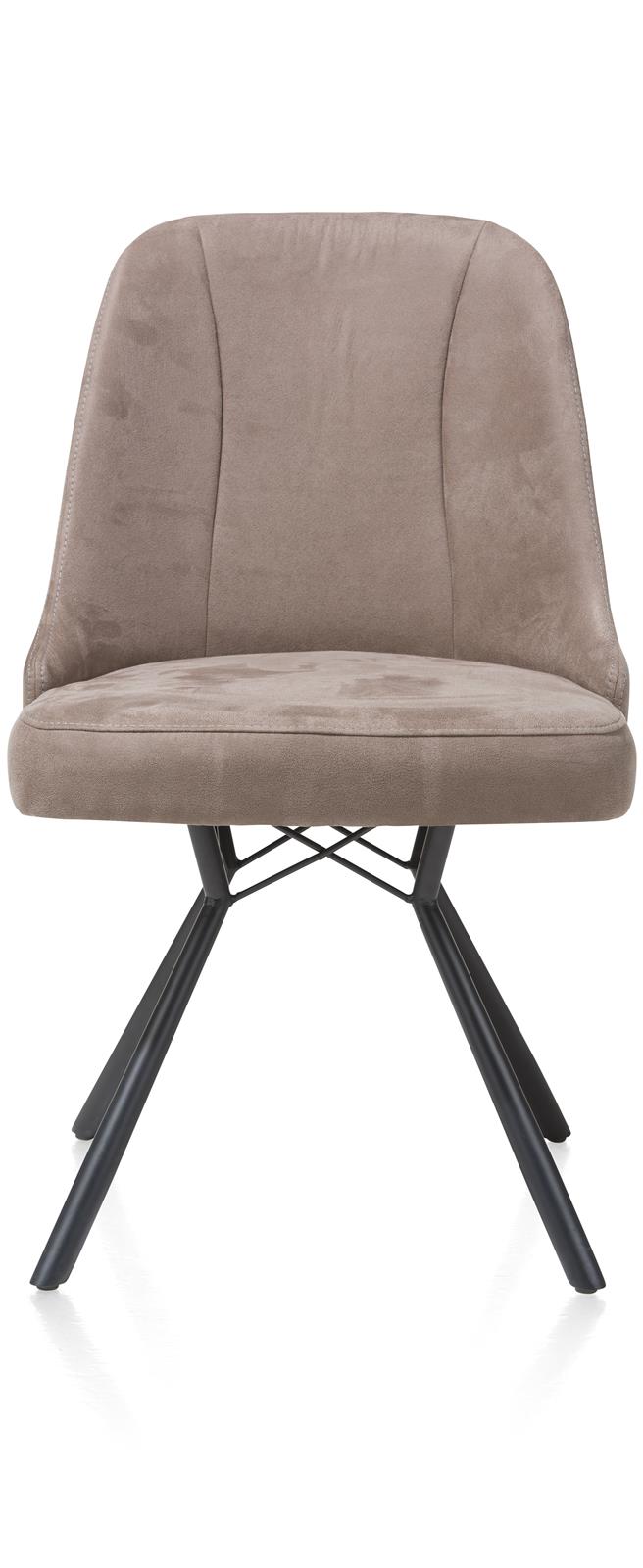 Habufa Stuhl 2er-Set EEFJE in Stoff Kibo taupe PG2, Stuhl, Mobiliar, Leinwand, Kissen, Dekoration für Zuhause