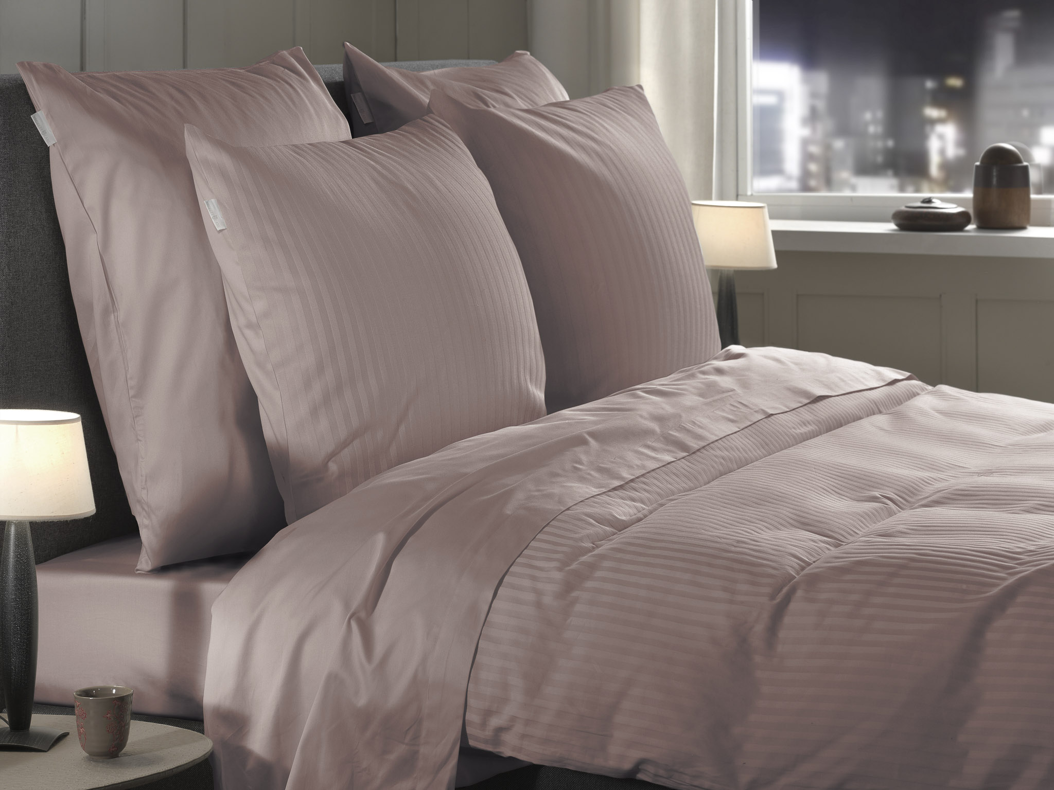 Heckettlane Bettwäsche ca. 155x220cm in Farbe Rose-Tan