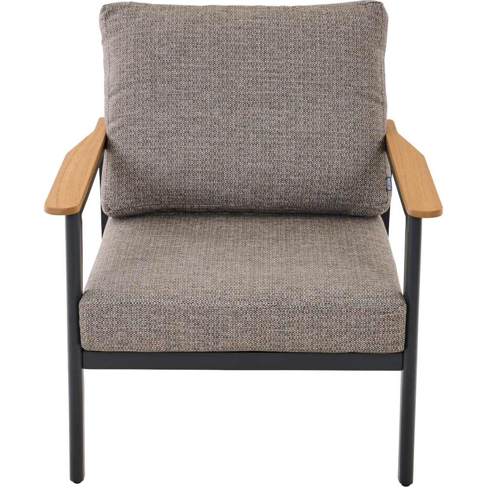 Lounge-Set 3-teilig LIGURIA in Farbe Gardino®-Geflecht twisted in taupe grau , Moebel, Stuhl, Sessel