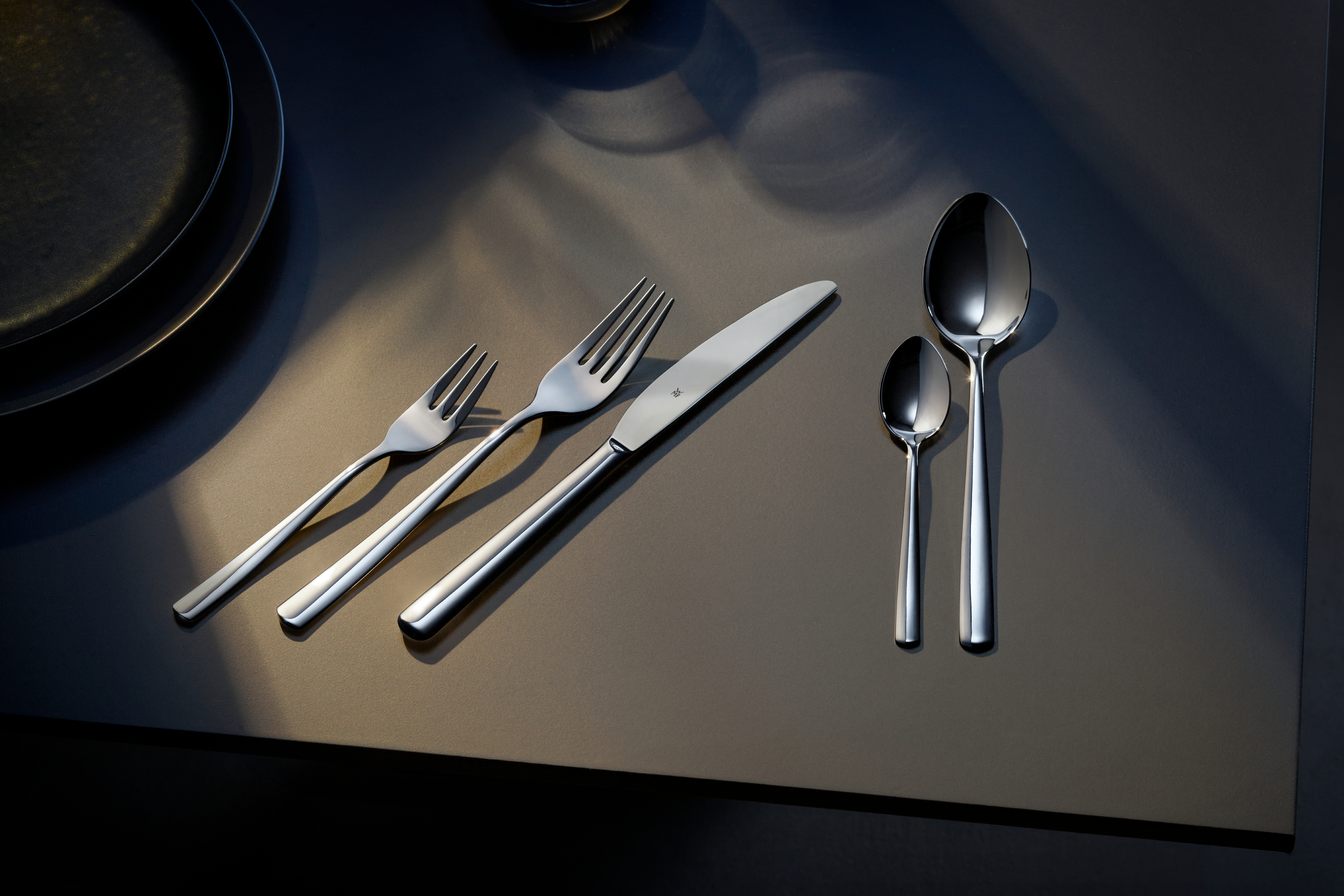 WMF Boston Besteck-Set, 30-teilig in poliertem Edelstahl