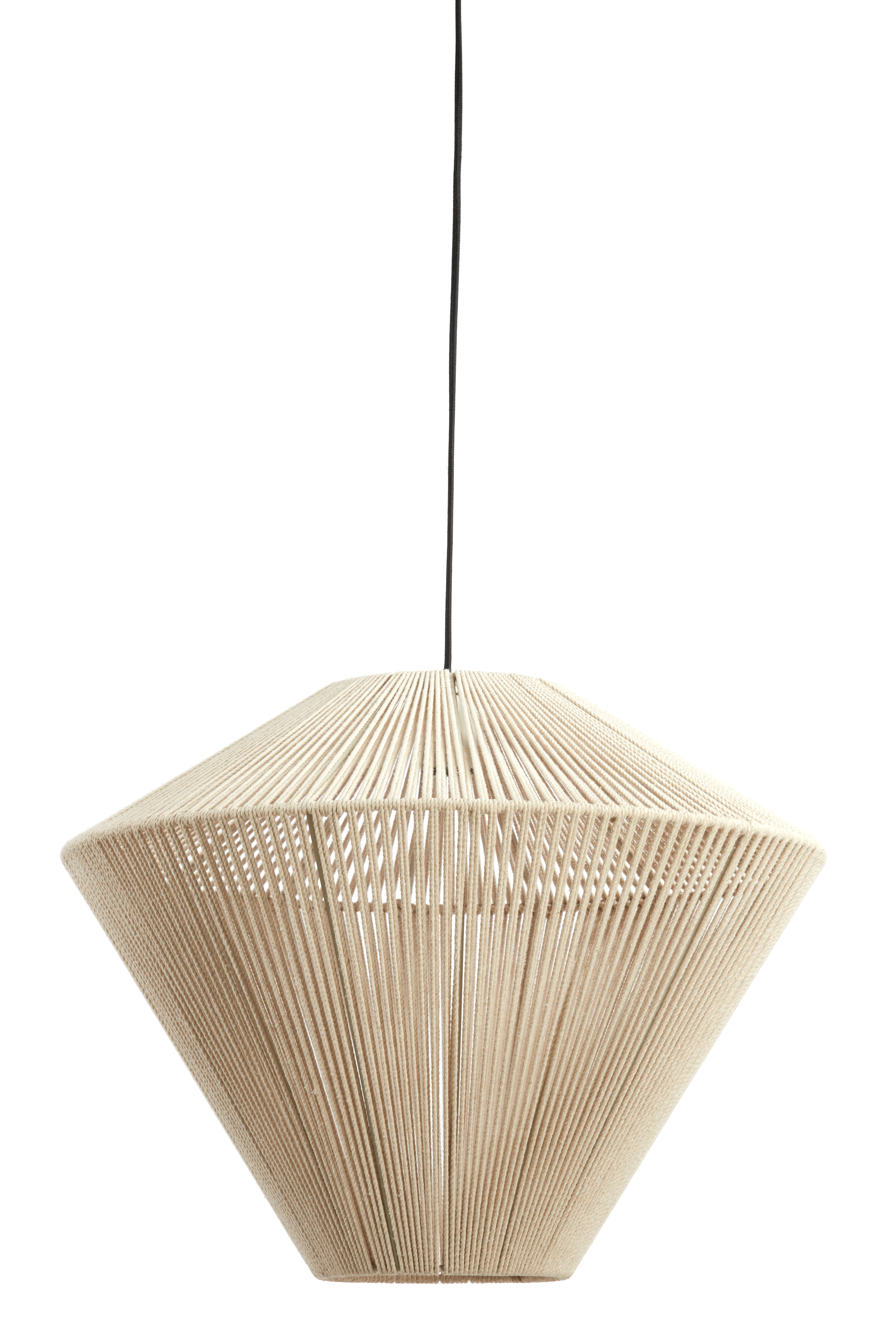 Hängeleuchte  Durchm. 53x37cm in cream