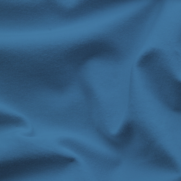 Schlafgut Pure Spannbettlaken ca. 180x200-200x220cm in Farbe Blue Mid
