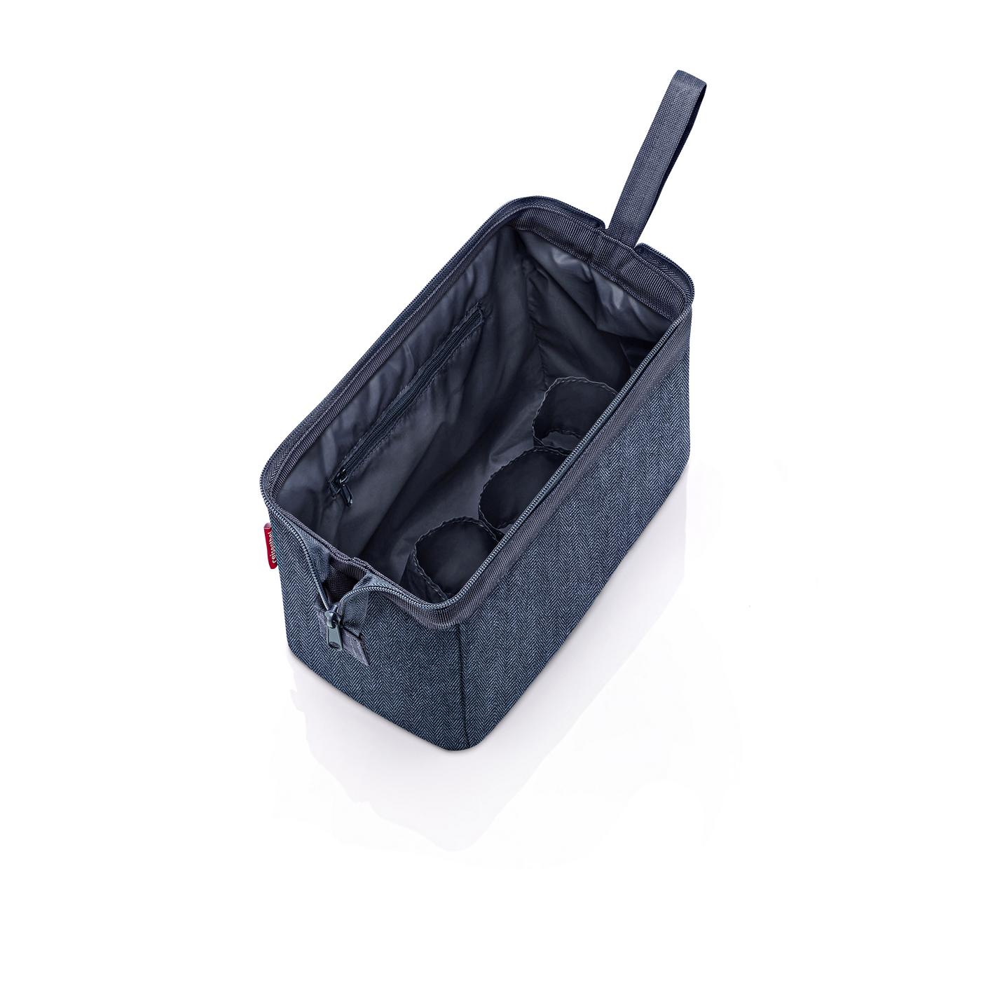 Reisenthel TRAVELCOSMETIC in Farbe herringbone dark blue, Gepäck, Zubehor, Tasche, Handtasche