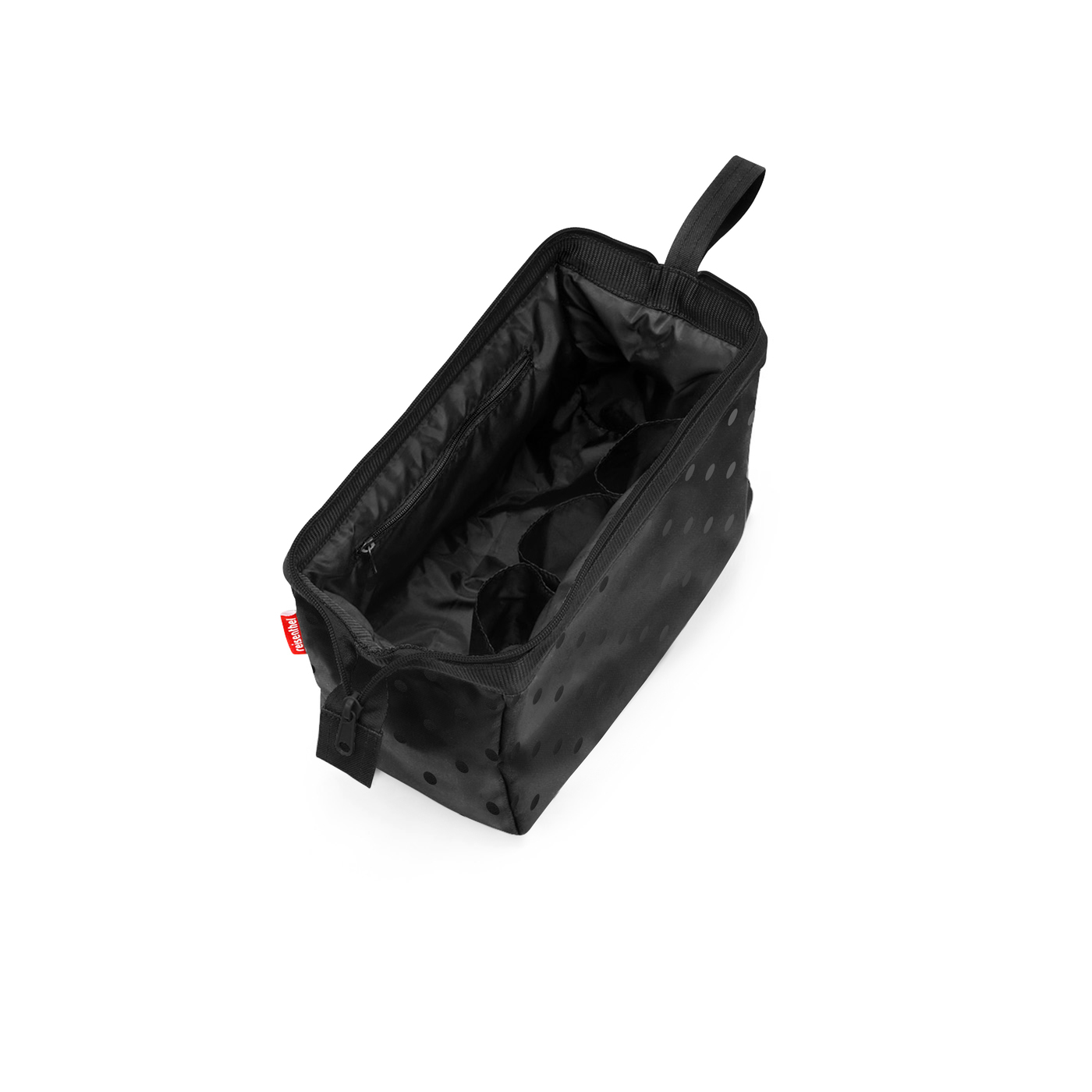Reisenthel TRAVELCOSMETIC in Farbe glossy dots black, Zubehor, Tasche, Handtasche