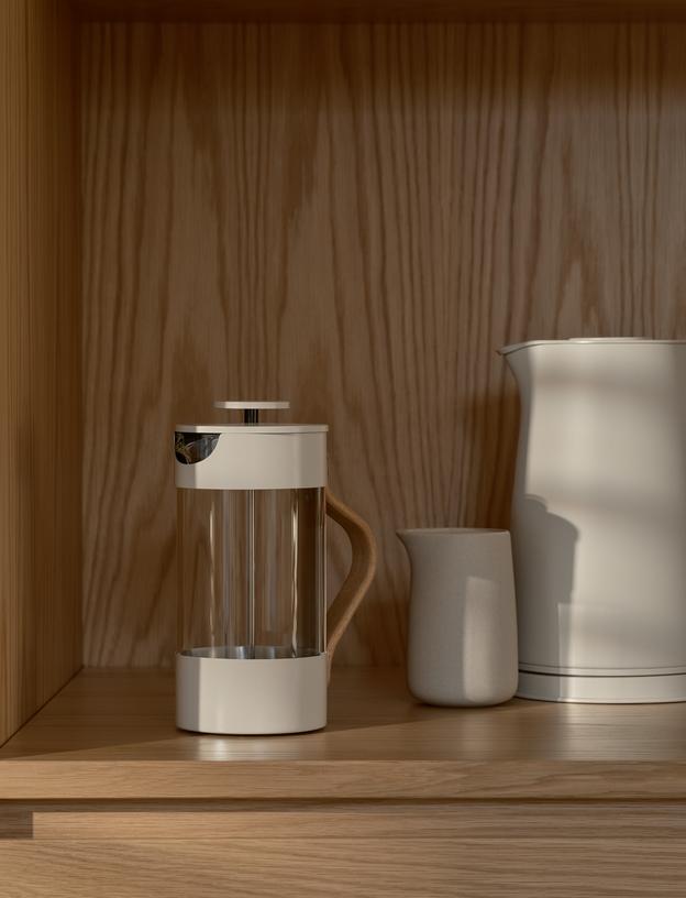 Stelton Pressfilterkanne EMMA 1l in Farbe sand