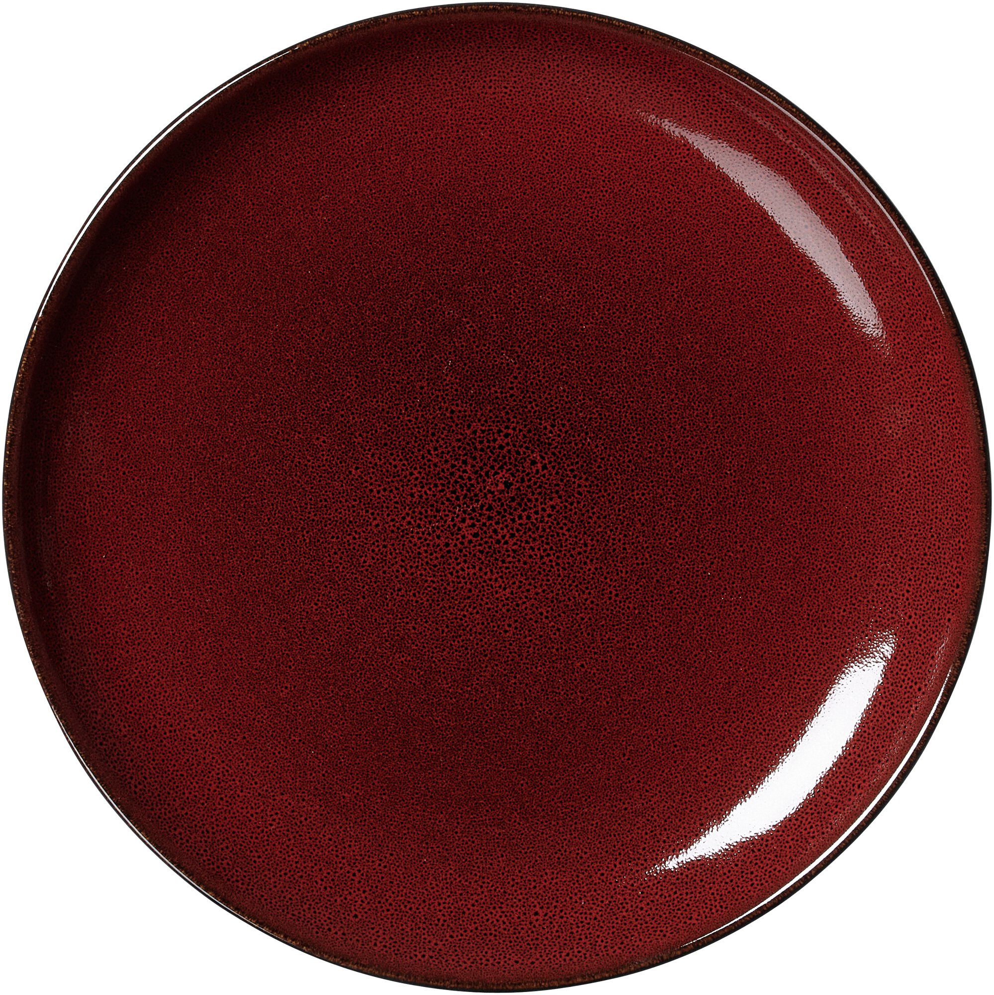 Ritzenhoff & Breker Frühstücksteller 20,5cm GAMBIA aus Steinzeug rot
