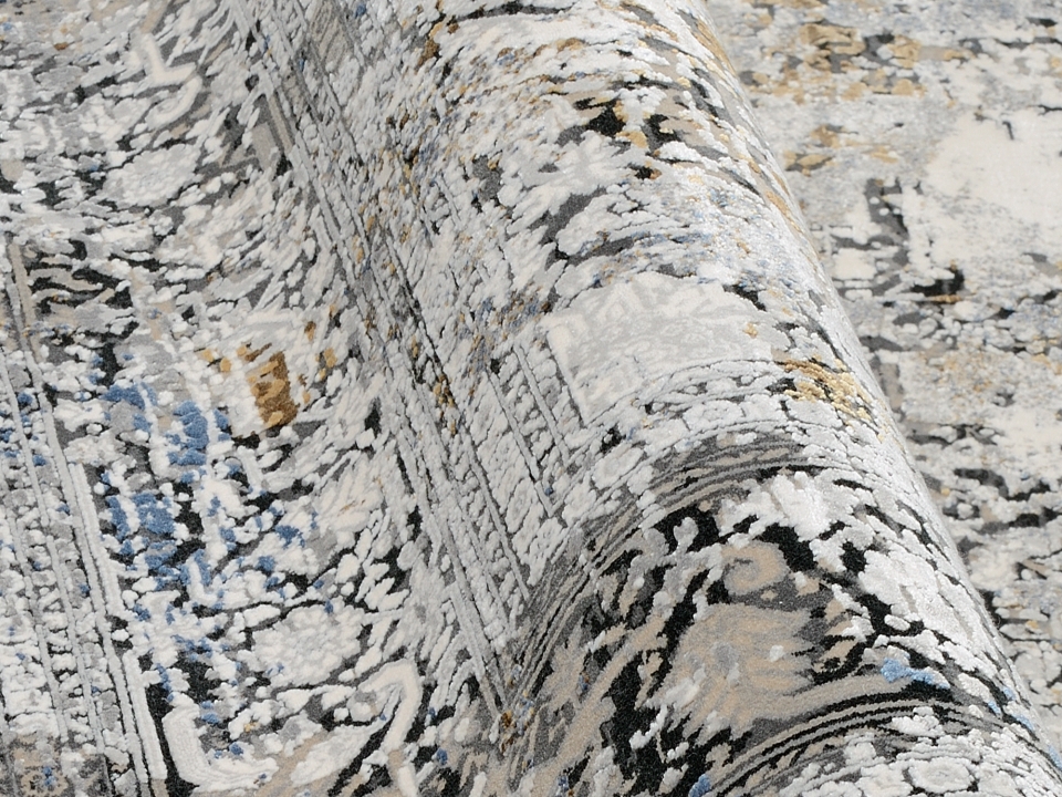 OCI Webteppich ca. 140x200cm in Farbe grau-multicolor
