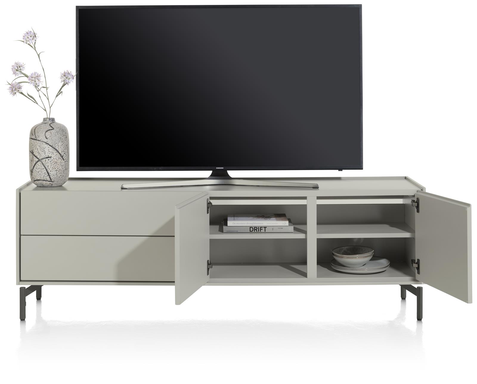 XOOON Lowboard  Noon ca. B170 H55 T42 cm in MDF silk grey