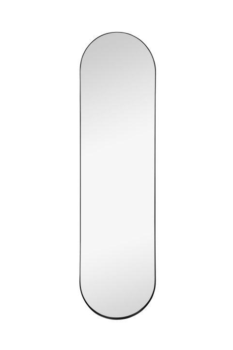 Mirrors & More Spiegel BRITTA ca. 40x150cm in Farbe Schwarz