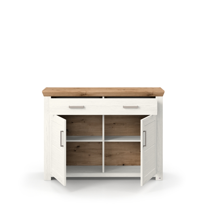 Set One by Musterring Sideboard YORK in Pino Arelio NB/Artisan Eiche/2 Schubkästen/2 Türen