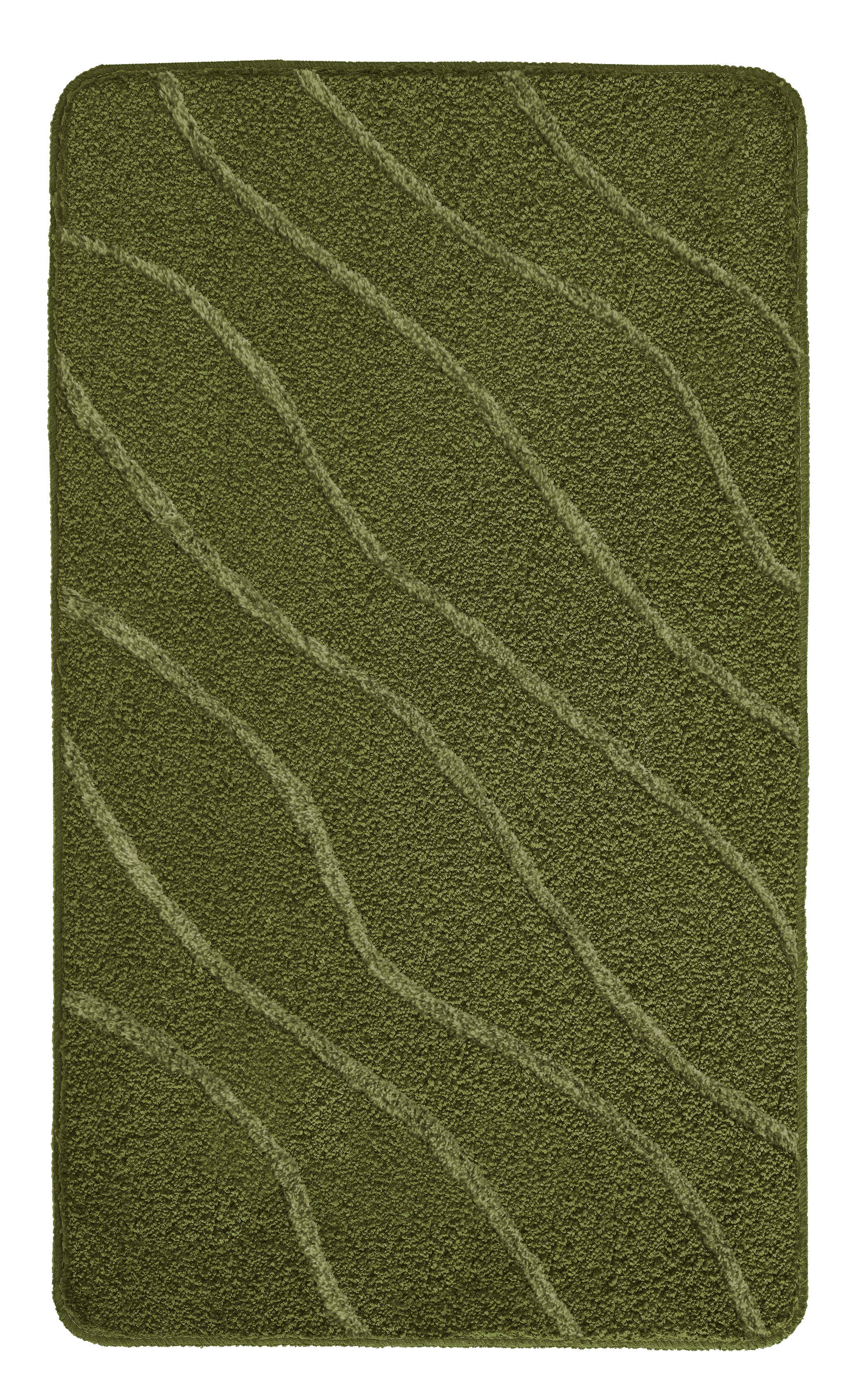 Kleine Wolke Badteppich TRAM ca. 60x100cm in Farbe Forest