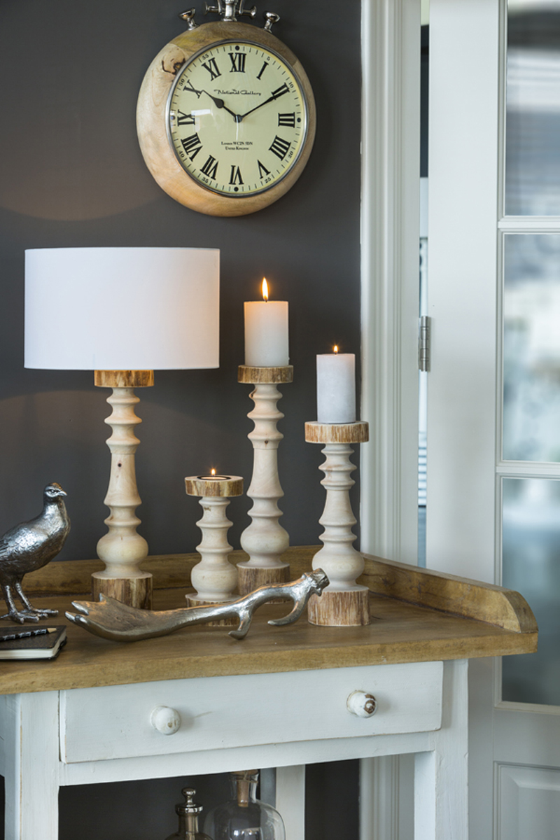 Light & Living Lampenschirm POLYCOTTON in Farbe weiß