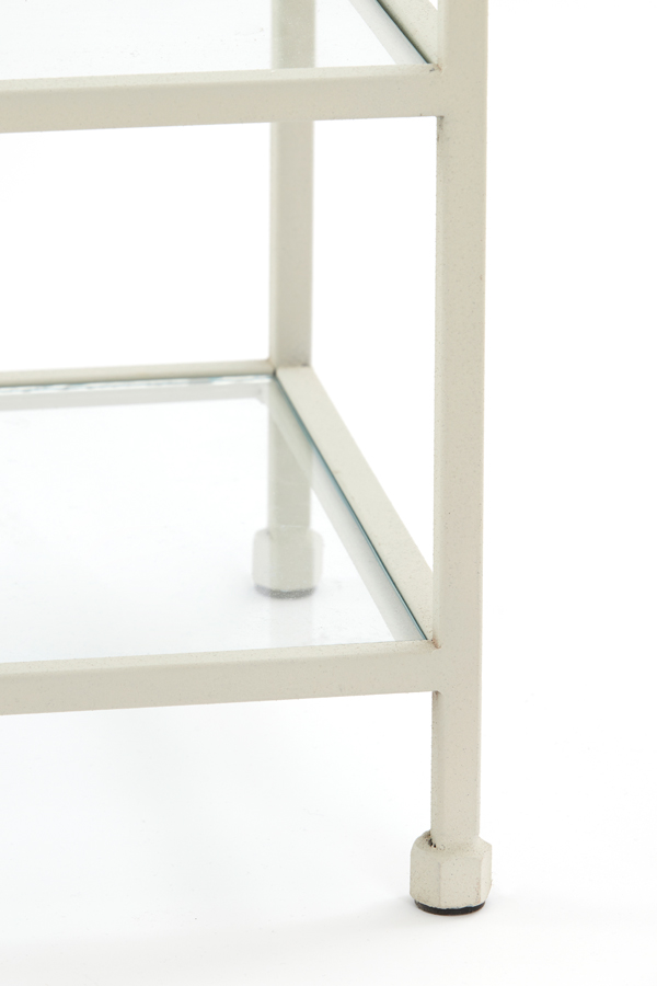 Light & Living Konsole AINO in Farbe klar, creme, Moebel, Tabelle, Kaffeetisch