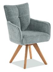 Set One by Musterring Armlehnstuhl TUCSON in Chenille Perfekt Harmony grey