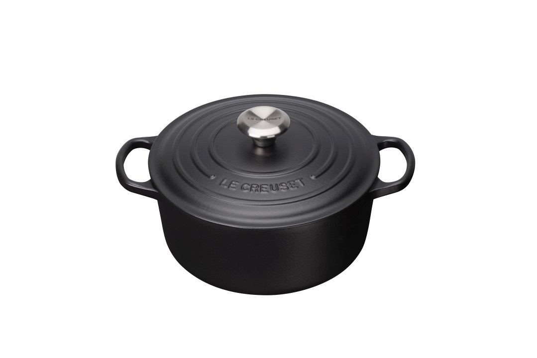 Le Creuset Bräter Ø ca. 28cm Schwarz Rund